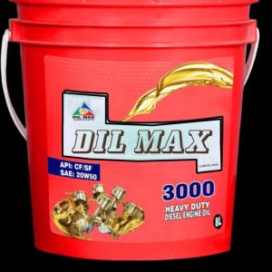 DIL MAX 3000 Heavy Duty Diesel Engine Oil – SAE 20W50 (API: CF / SF) – 8L