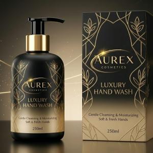 Aurex Gentle & Moisturizing Luxury Hand Wash – 250ml Premium Cleanser